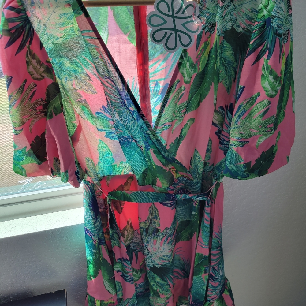 Hope's floral dress